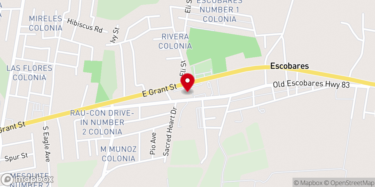 Map showing location of Sagrado Corazón de Jesús Iglesia Católica