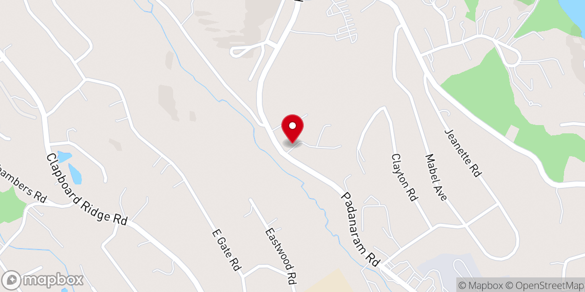 Map showing location of Assumption Greek Orthodox Church of Danbury Connecticut Inc