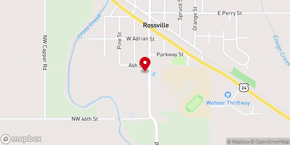 Map showing location of St Stanislaus Catholic Church