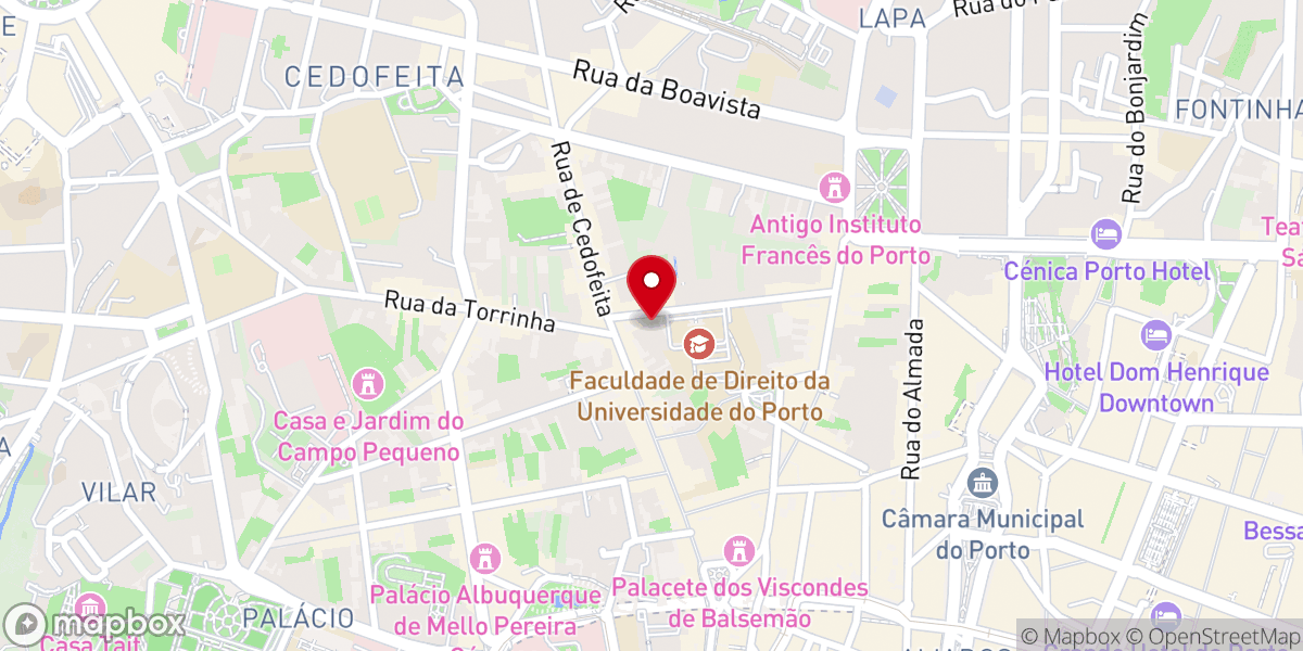 Map showing location of Capela da Nossa Senhora dos Anjos
