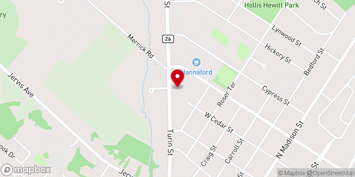 Map showing location of Rome Alliance Church