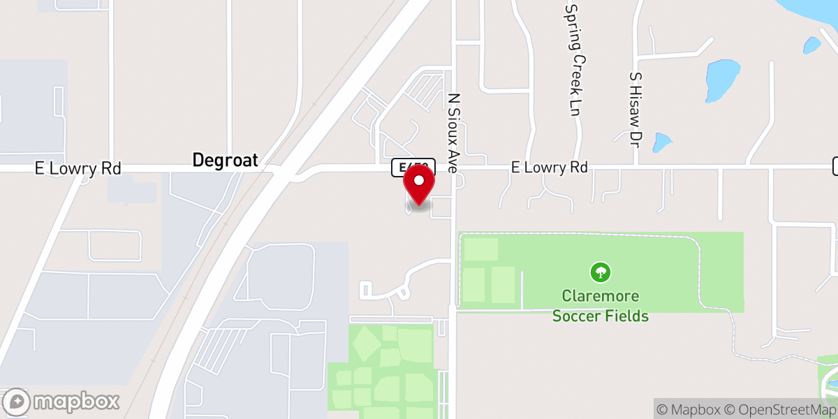 Map showing location of North Park Trinity Baptist Church