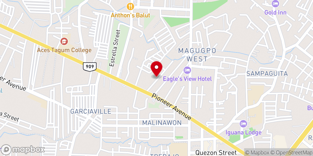 Map showing location of The Lord's Vineyard Christian Academy