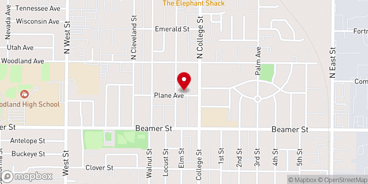 Map showing location of Grace & New Hope Ministries
