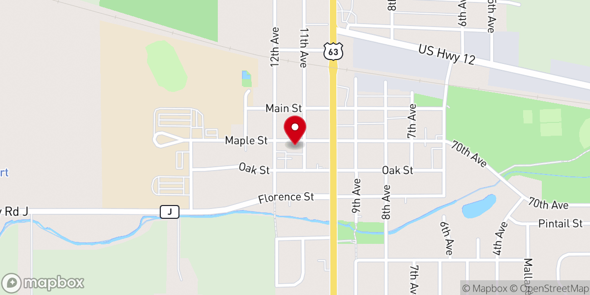 Map showing location of First Reformed Church