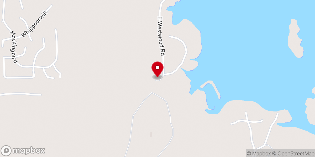 Map showing location of Chapel in the Pines