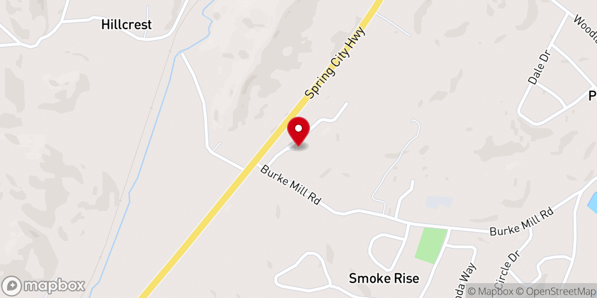 Map showing location of Chevront United Methodist Church
