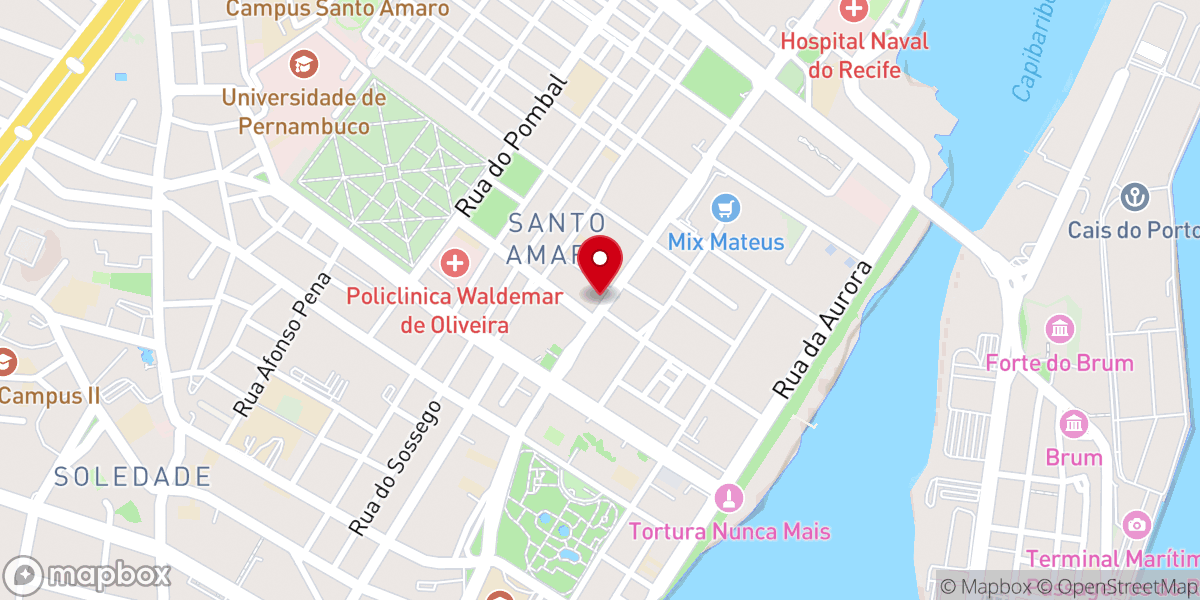 Map showing location of AD Novas de Paz - Cenáculo Cruz Cabugá