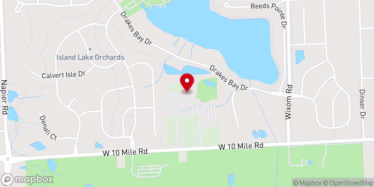 Map showing location of SpringHill Day Camp
