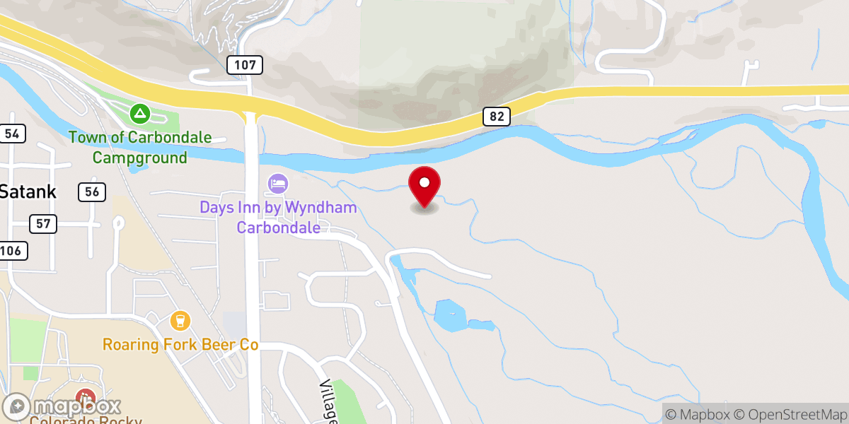 Map showing location of Spring Creeks Ranch