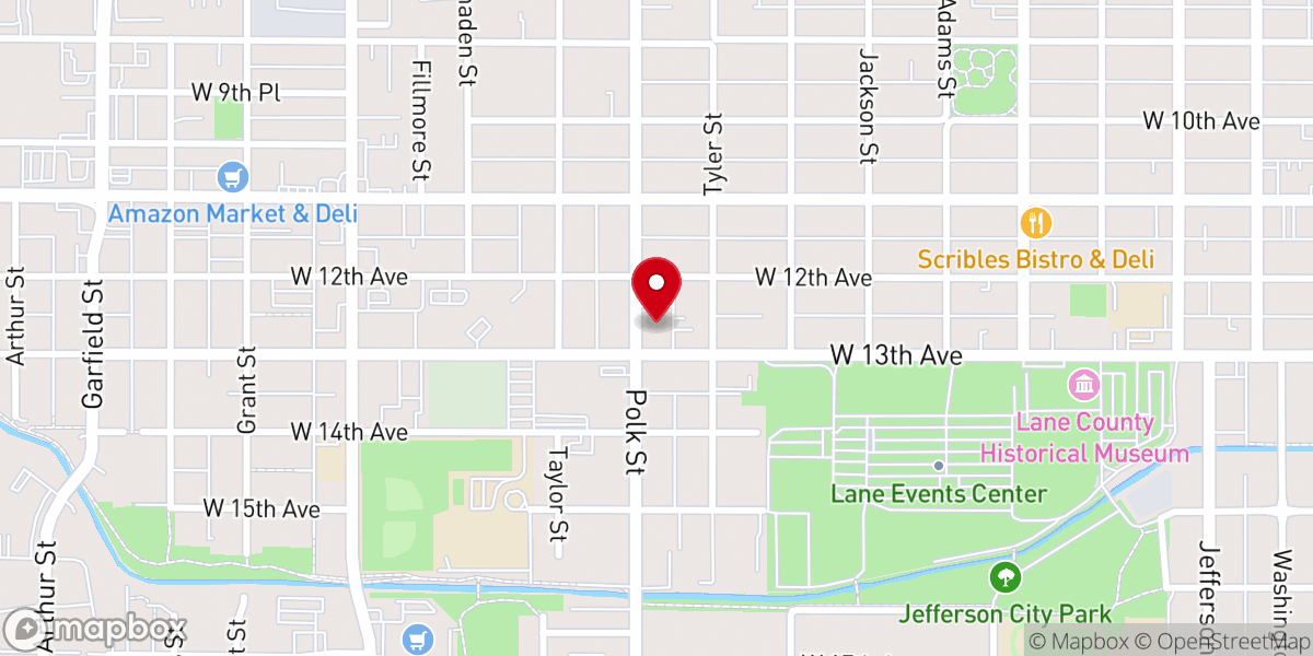 Map showing location of Seventh-Day Adventist Church