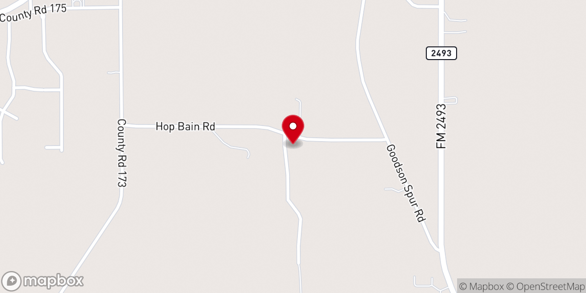Map showing location of Flint Community Church