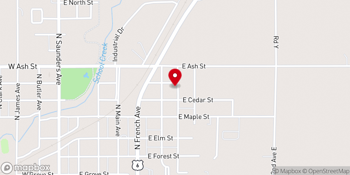 Map showing location of Iglesia Yo Soy El Camino