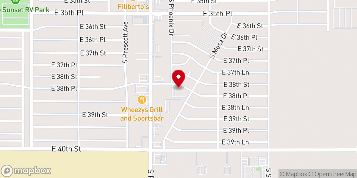 Map showing location of Shepherd of the Hills Lutheran Church
