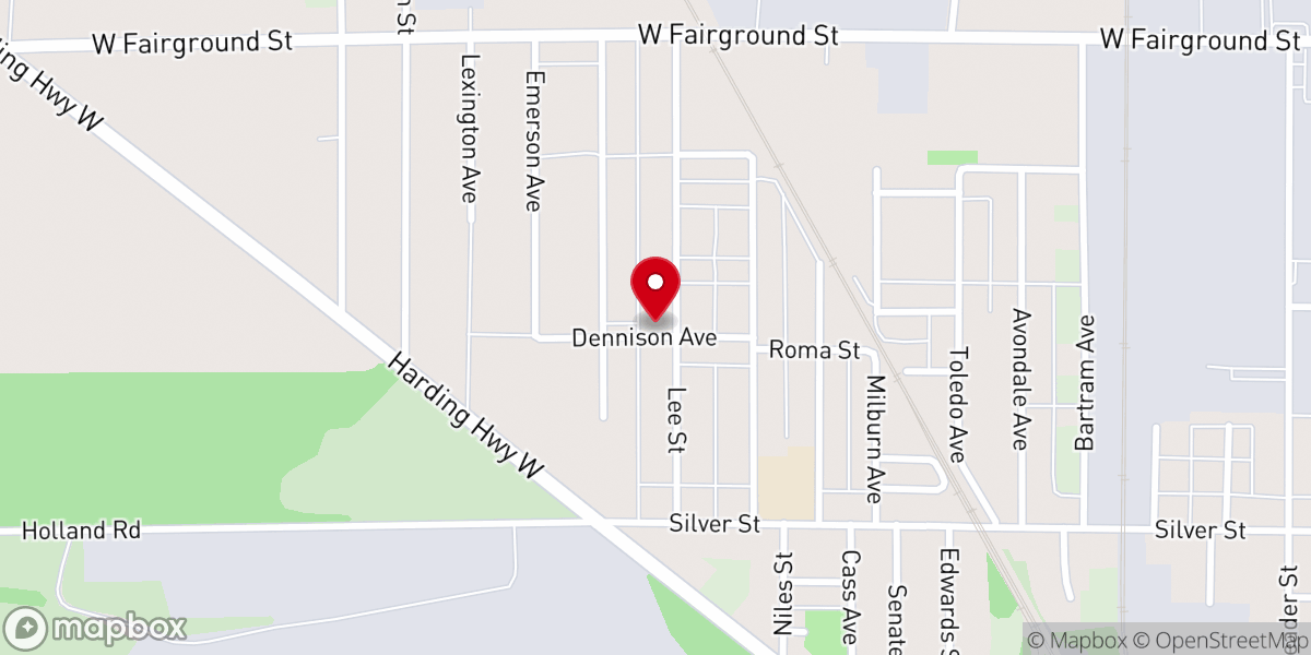 Map showing location of Lee Street Presbyterian Church