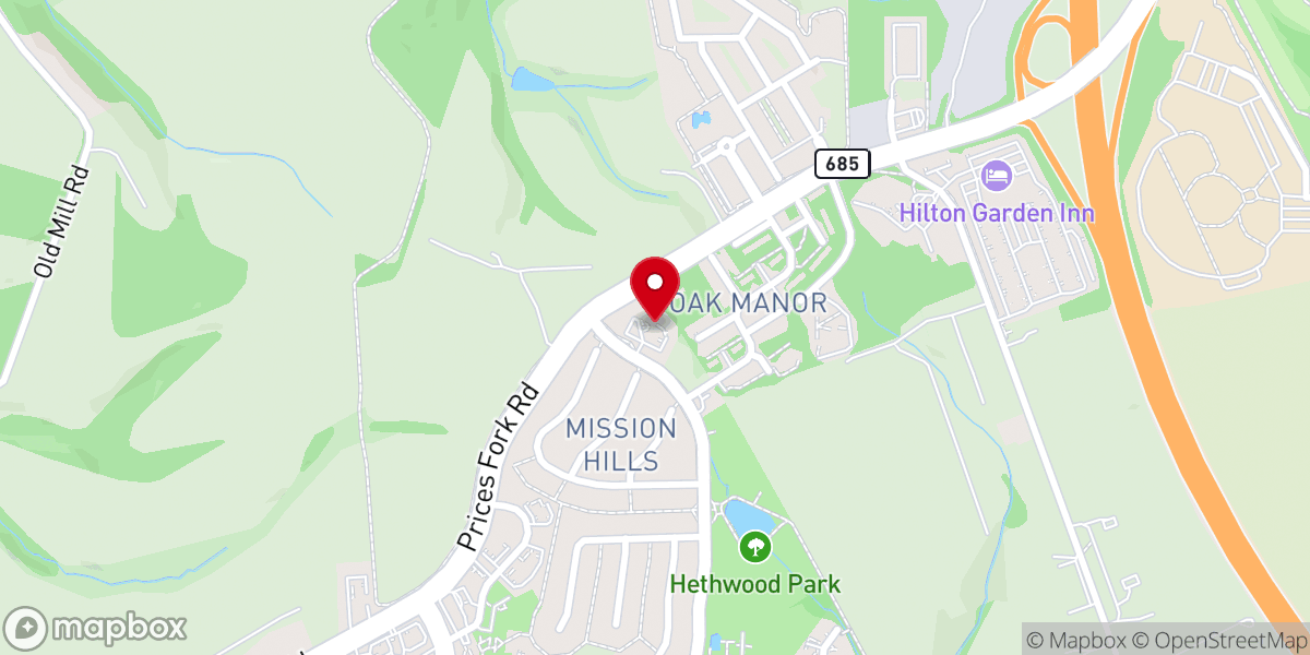 Map showing location of Good Shepherd Church-Brethren