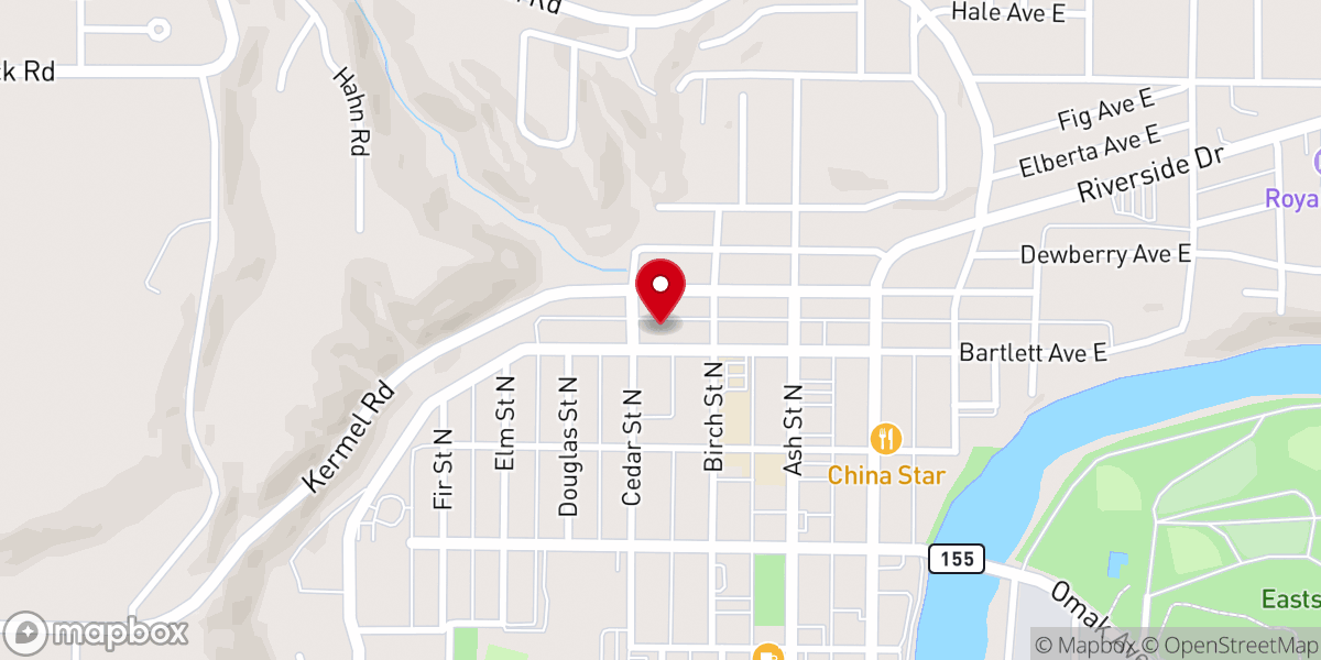 Map showing location of New Hope Chapel Pentecostal