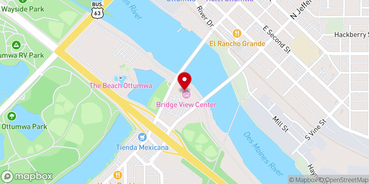 Map showing location of Halloweenapalooza