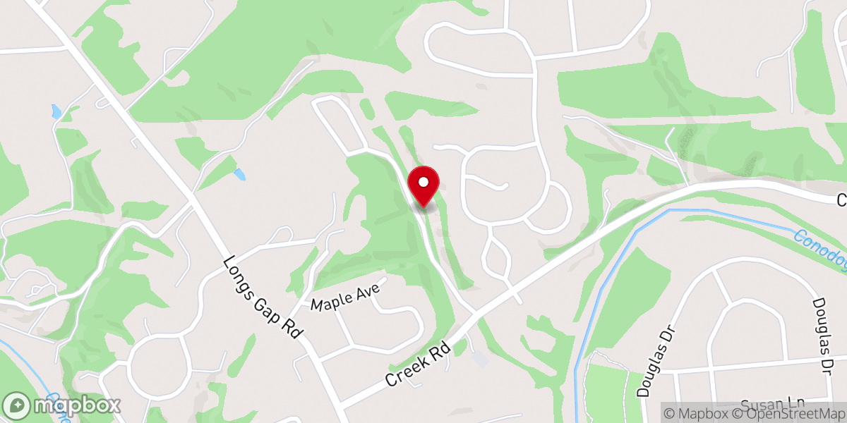 Map showing location of St Johns Community Church