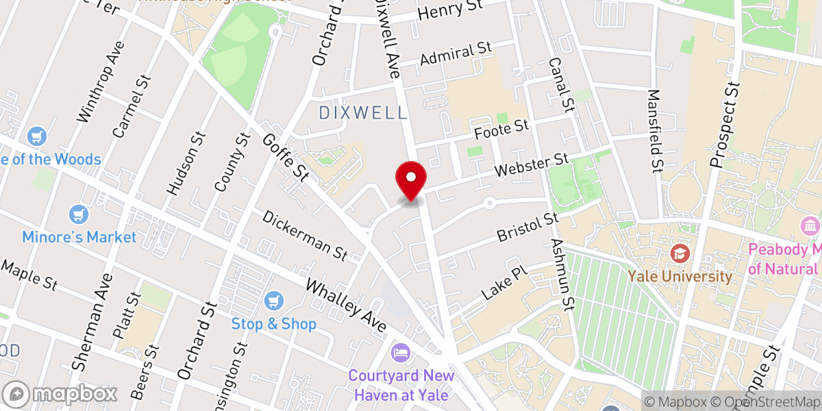 Map showing location of St Martin De Porres