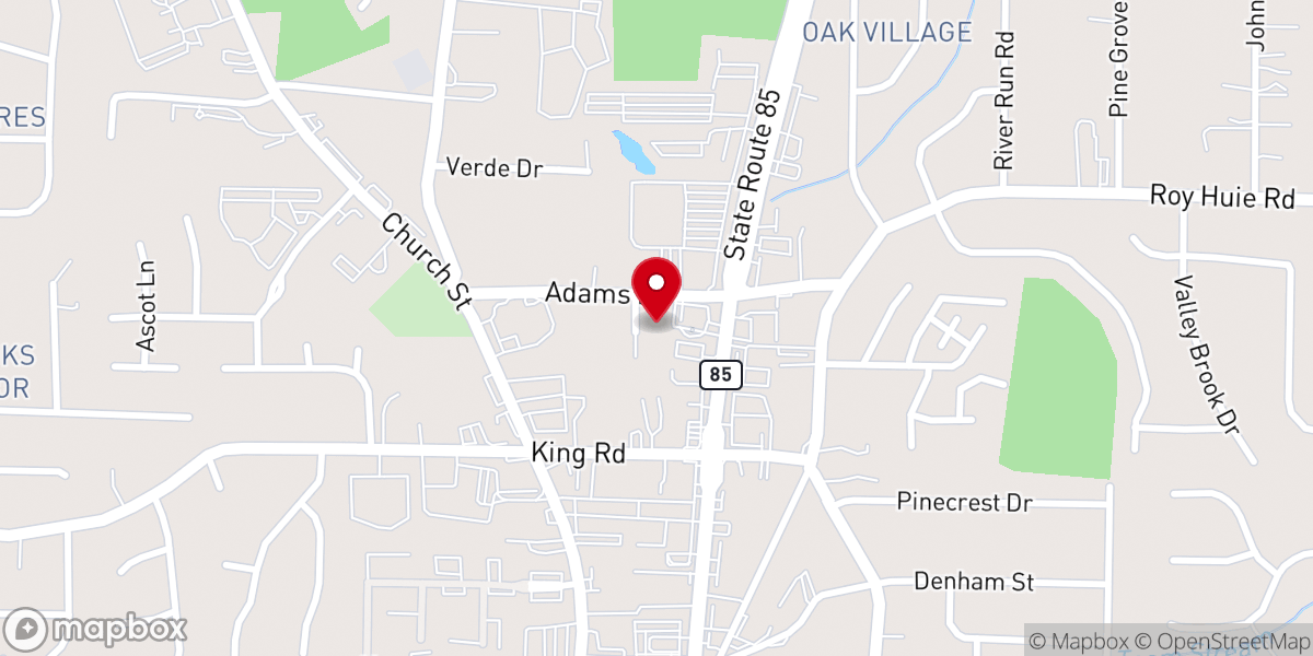 Map showing location of Church of Christ At Riverdale