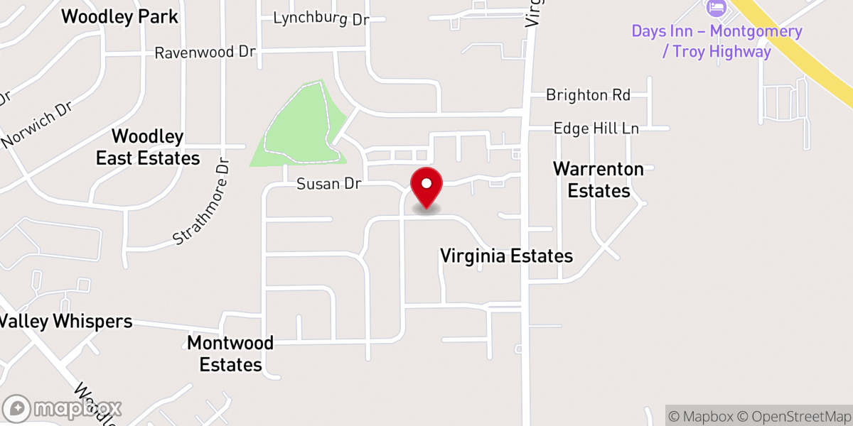Map showing location of Faith Generation Ministries Inc