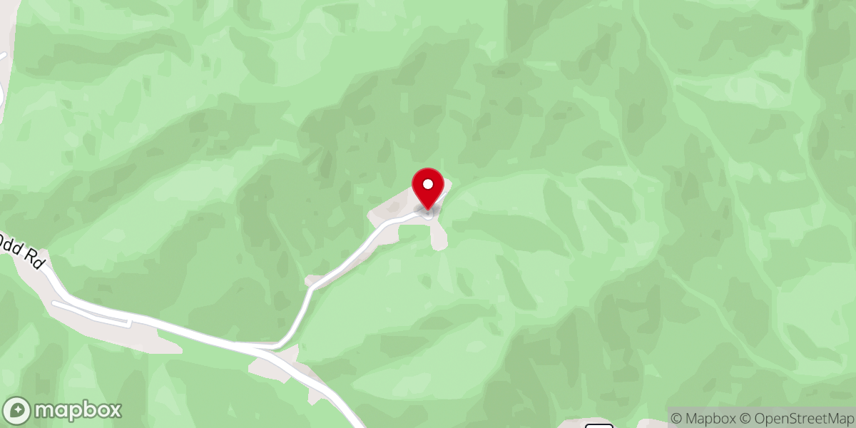 Map showing location of Grassy Banks Church