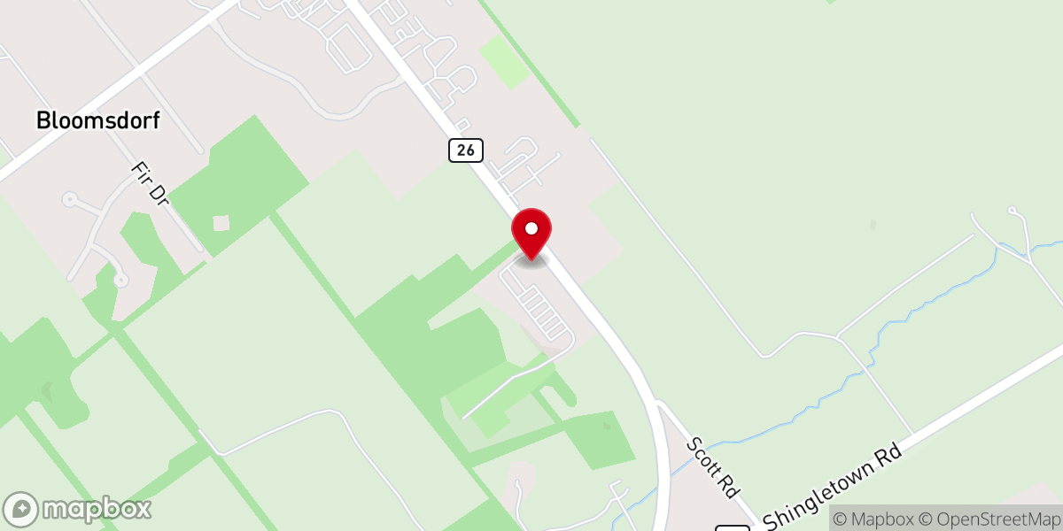 Map showing location of Salvation Baptist Church