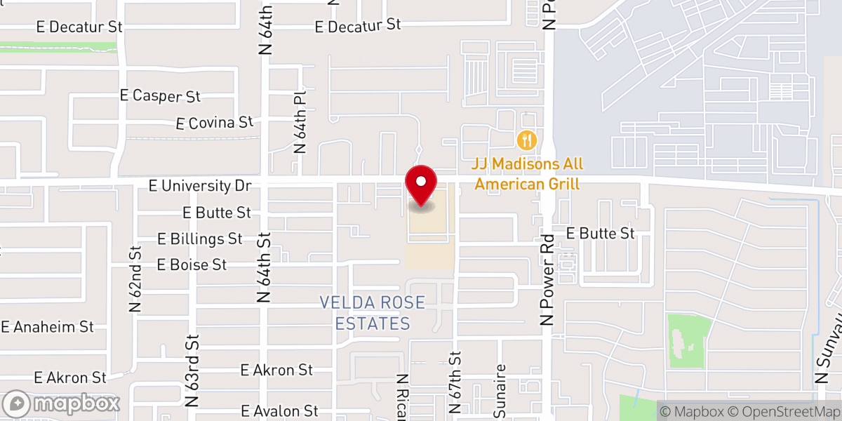 Map showing location of Church of the Master Presbyterian