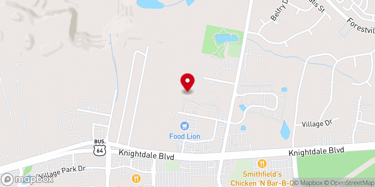 Map showing location of Cross Point Community Church