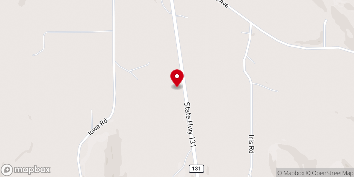 Map showing location of Tomah Pentecostal Assembly