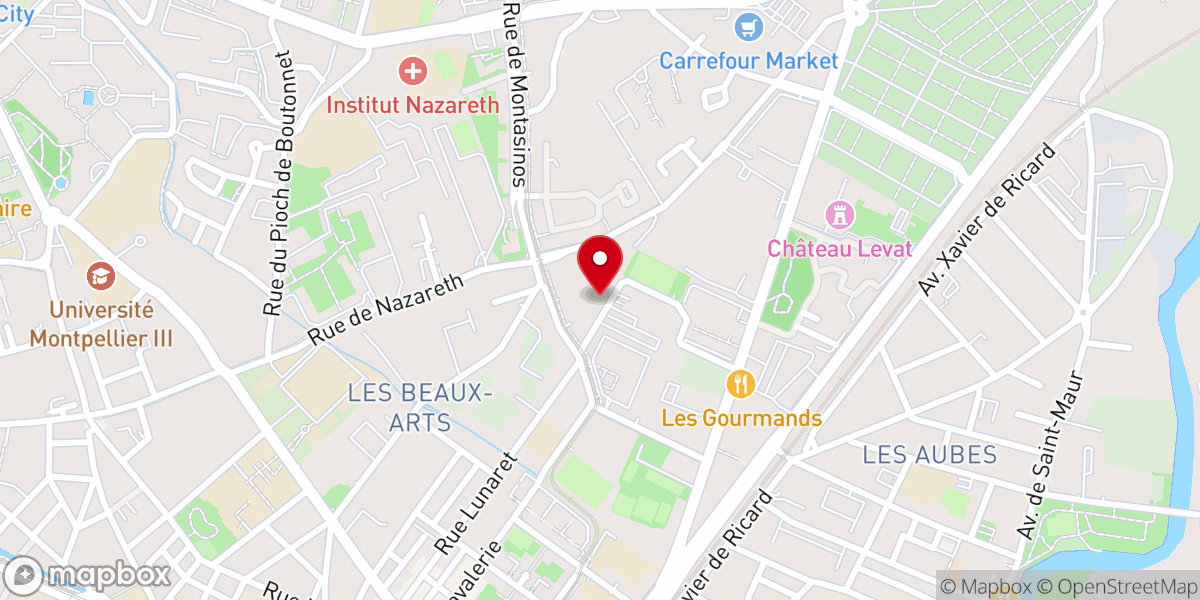 Map showing location of Communauté FEC La Salle