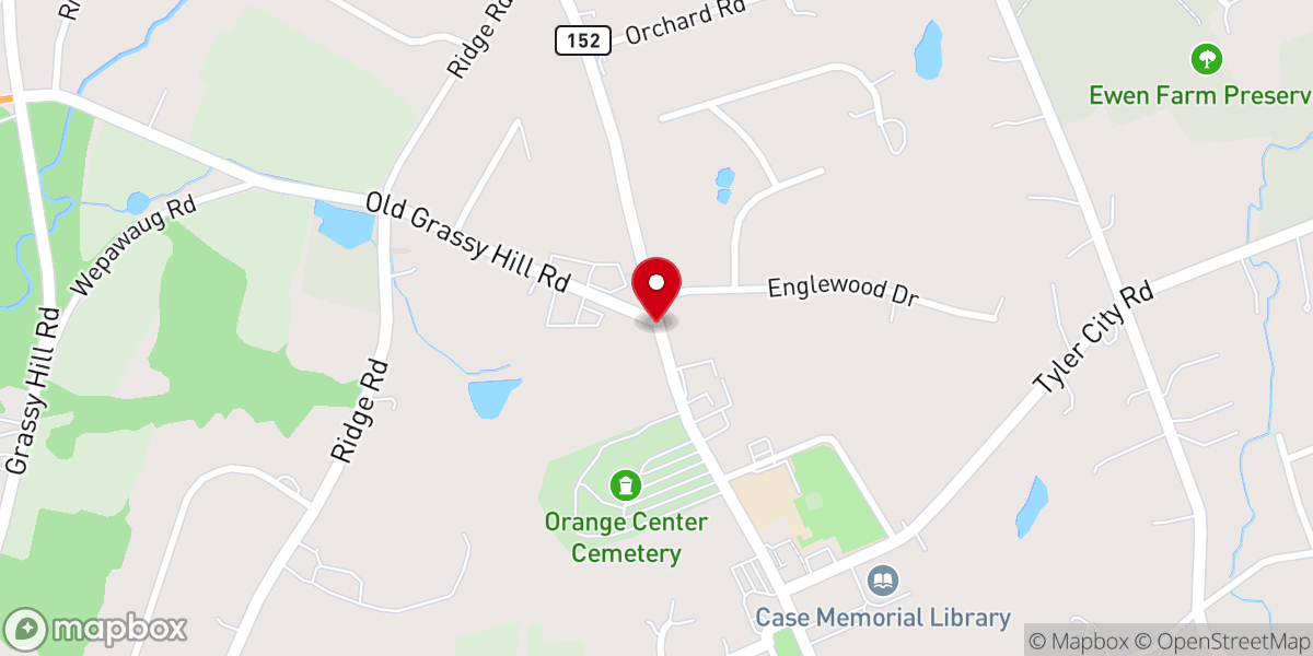 Map showing location of Orange Congregation-Jehovahs Church