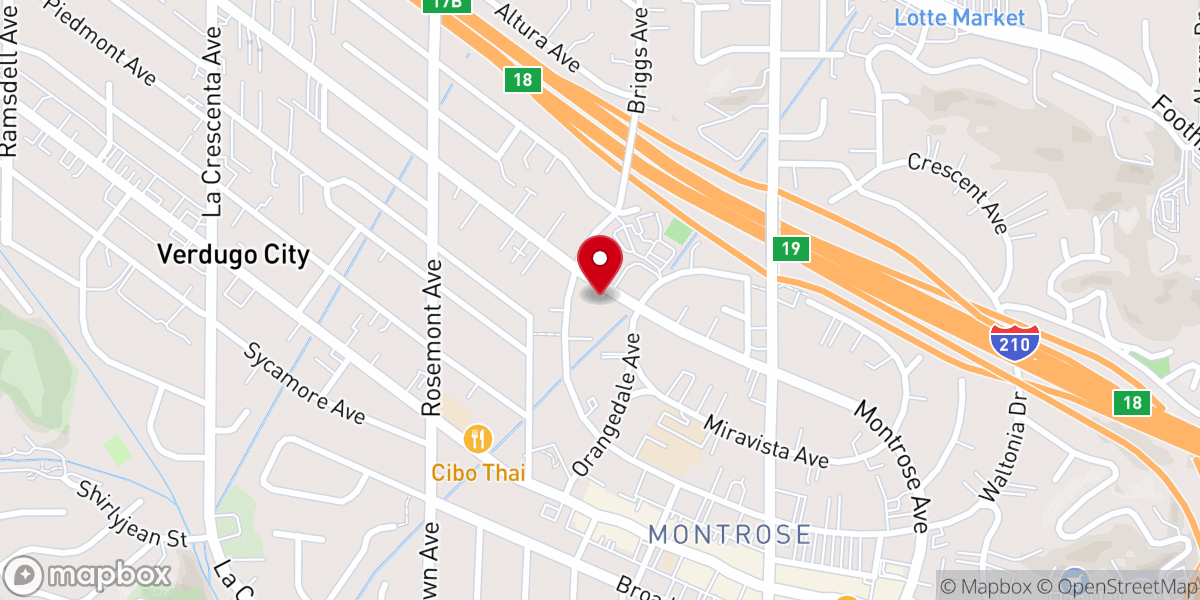 Map showing location of St. Luke's Anglican Church