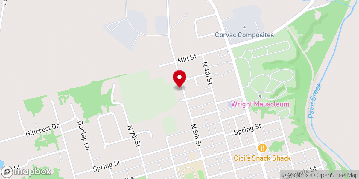 Map showing location of Gospel Lighthouse Church