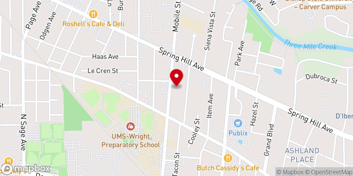 Map showing location of Harbor Community Church