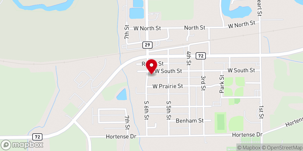 Map showing location of First Lutheran Church-Kirkland