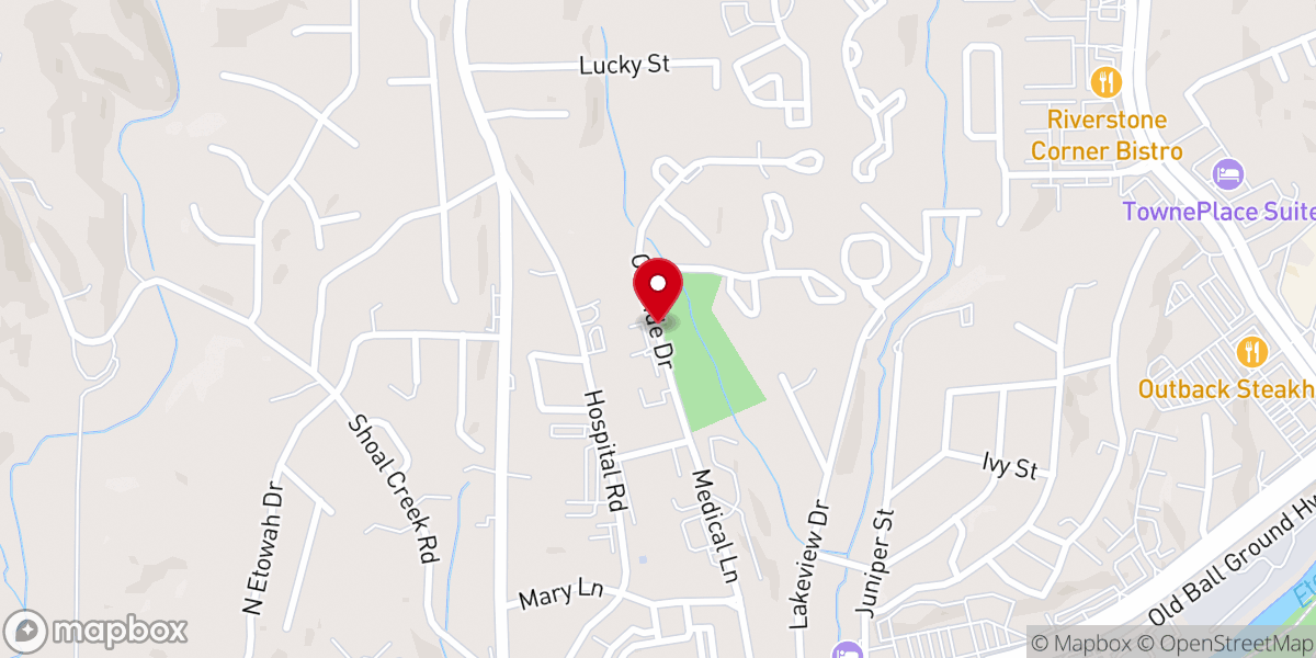 Map showing location of Simons Branch