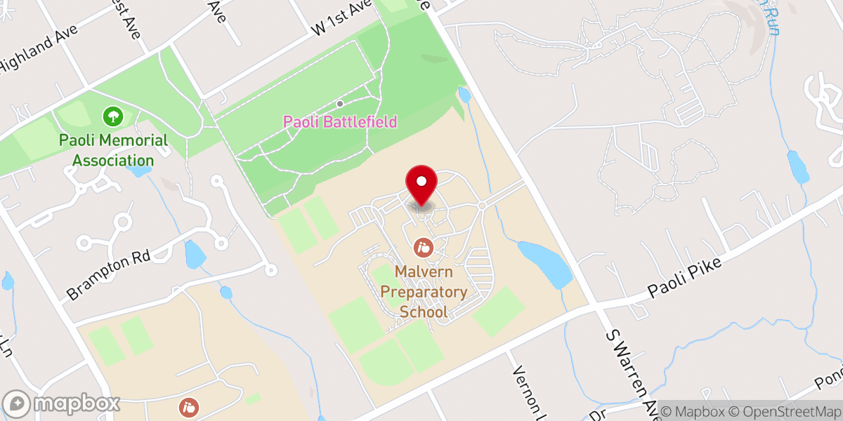 Map showing location of Our Mother of Good Counsel Chapel