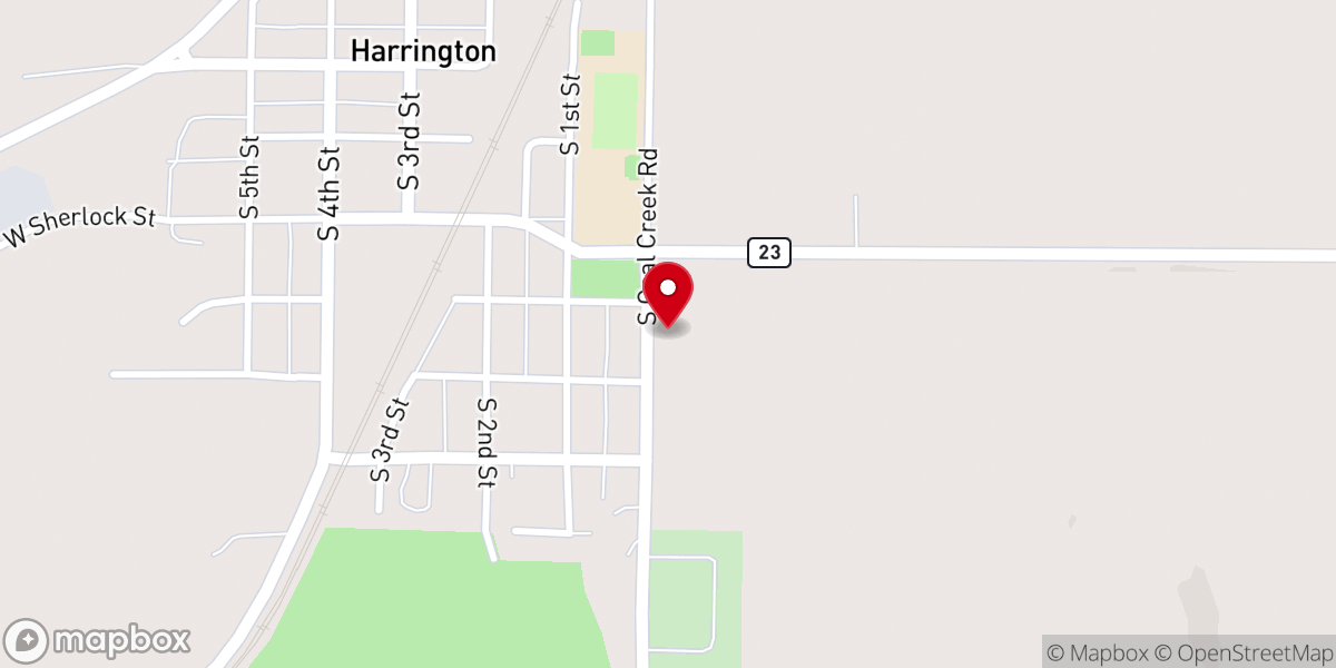 Map showing location of St. Francis Assisi Catholic Church