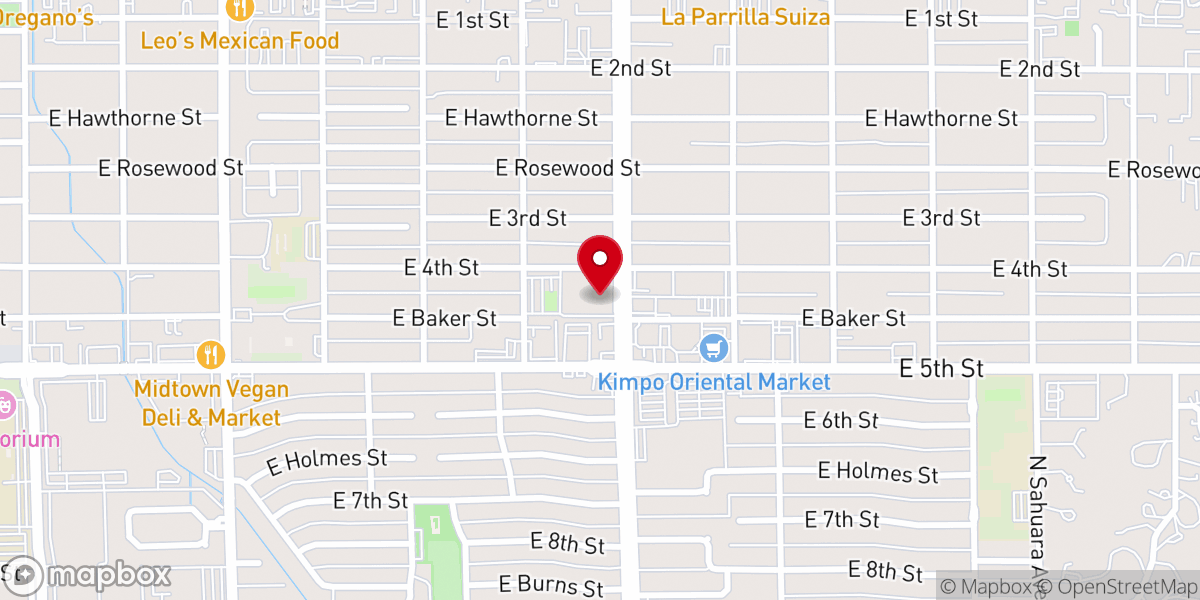 Map showing location of Christ Church United Methodist