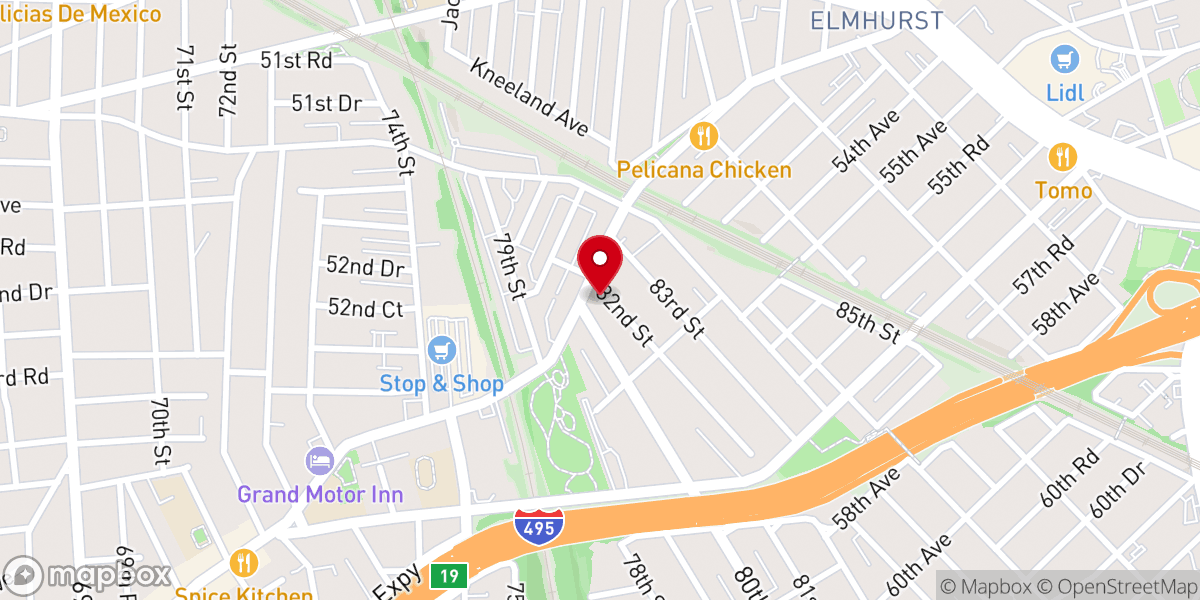 Map showing location of International Full Gospel Fellowship (IFGF) New York