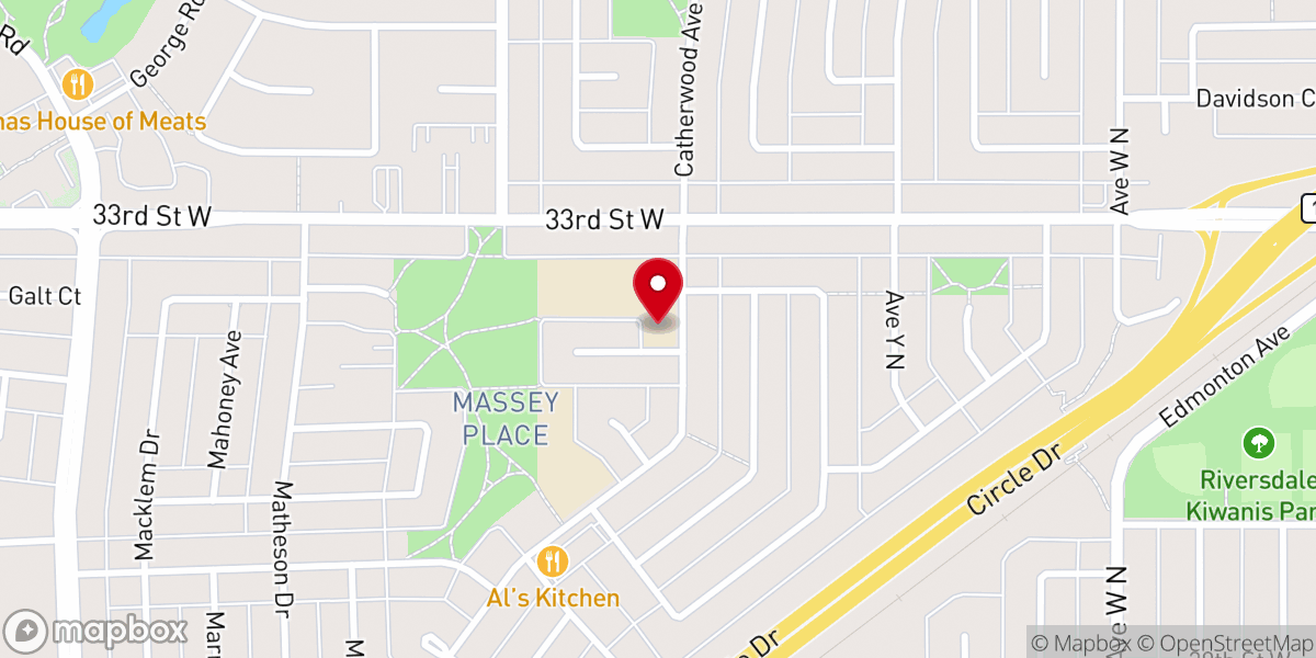 Map showing location of St Peter the Apostle Church