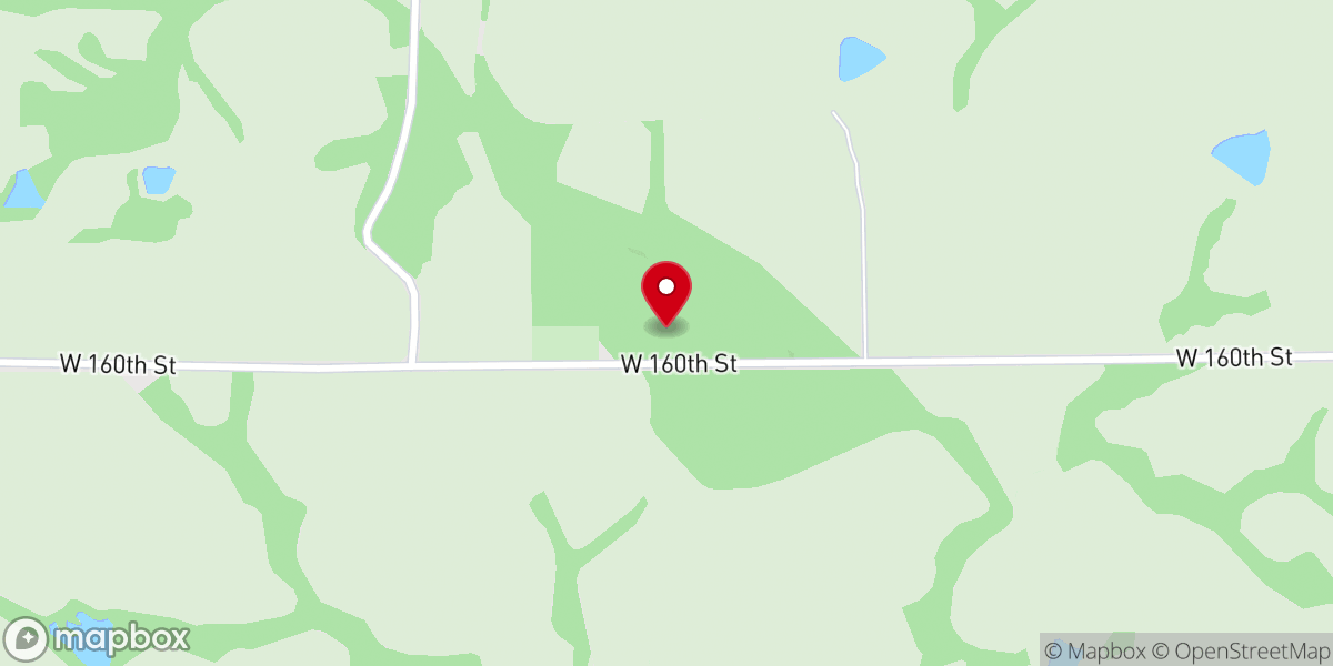 Map showing location of Weaver Church