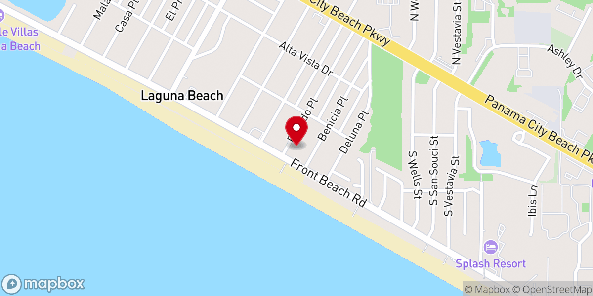 Map showing location of Blue Horizon Lodge & Retreat