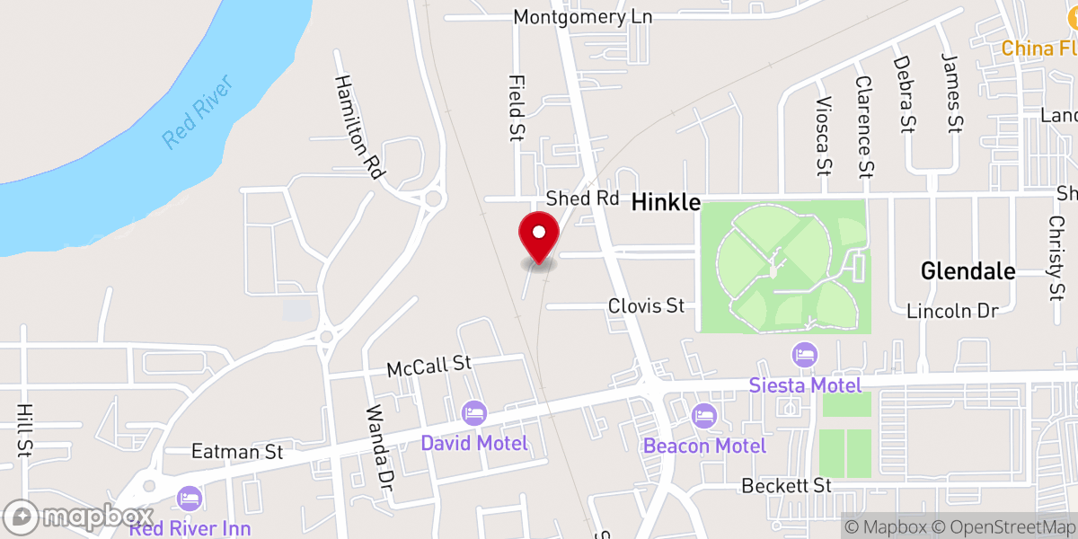 Map showing location of House of Prayer