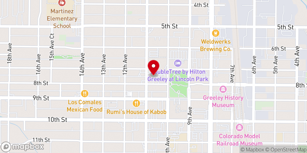 Map showing location of United Methodist Church District