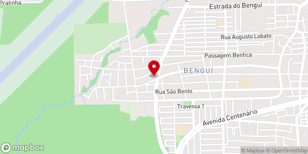 Map showing location of IGREJA UNIVERSAL DE BENGUI -AJAX