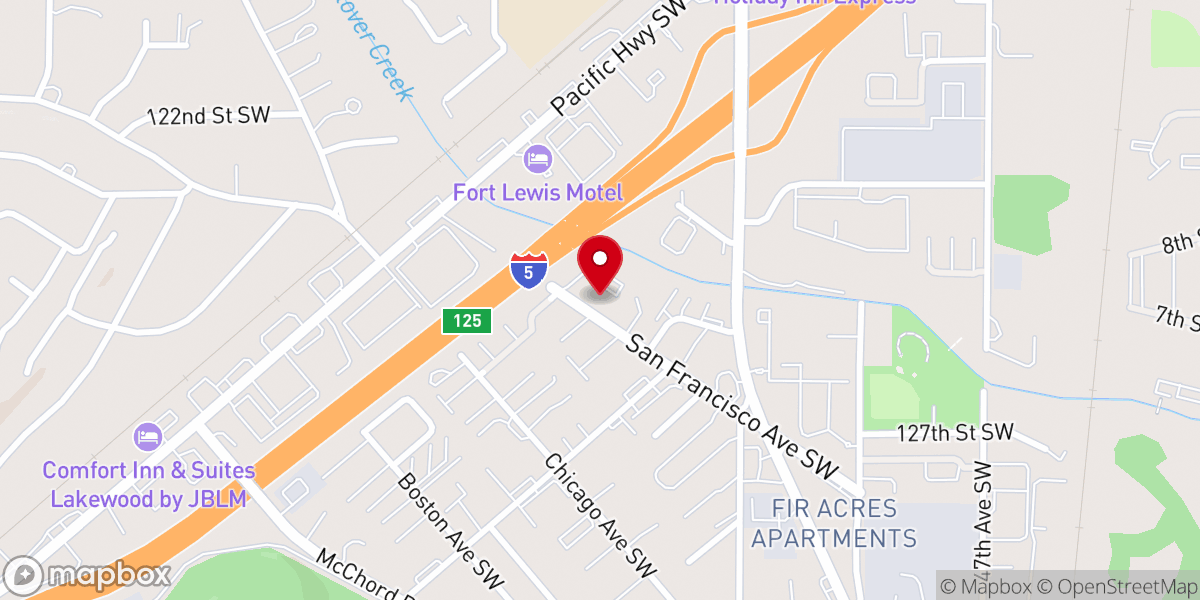 Map showing location of Apostolic Faith Fellowship Church