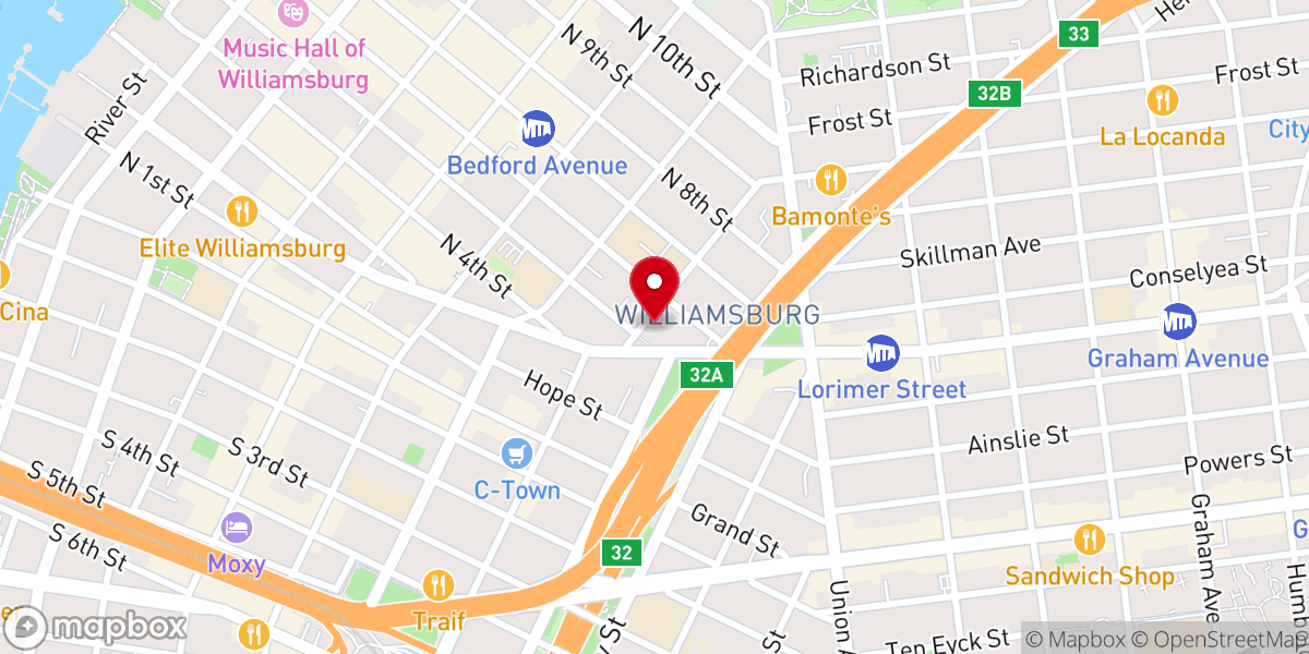 Map showing location of Our Lady of Mount Carmel-Annunciation Parish